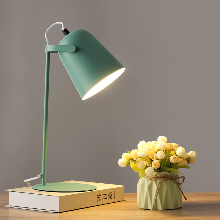 Macaron Tischlampe - Nordic Gelbe Schreibtischlampe - Verstellbare Lampe
