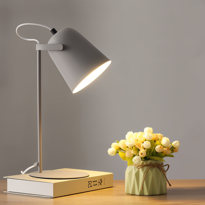 Macaron Tischlampe - Nordic Gelbe Schreibtischlampe - Verstellbare Lampe