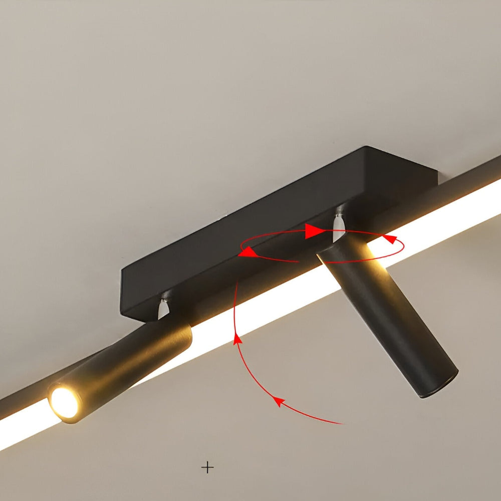 Verstellbarer LED-Schienen-Spotlight-Deckenleuchte