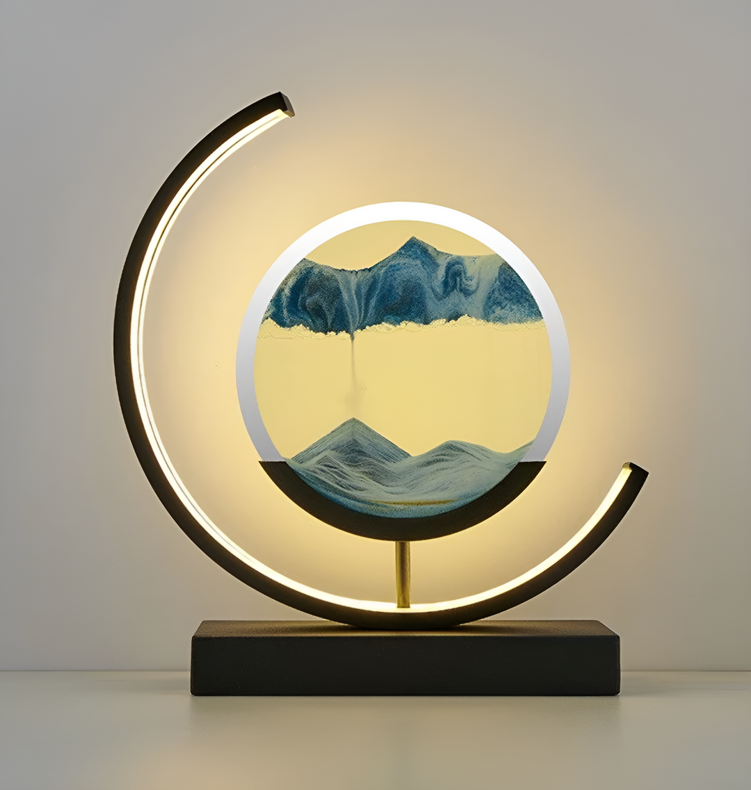 Sandscape - Fließende Sand LED Lampe 3D Quicksand Nachtlicht