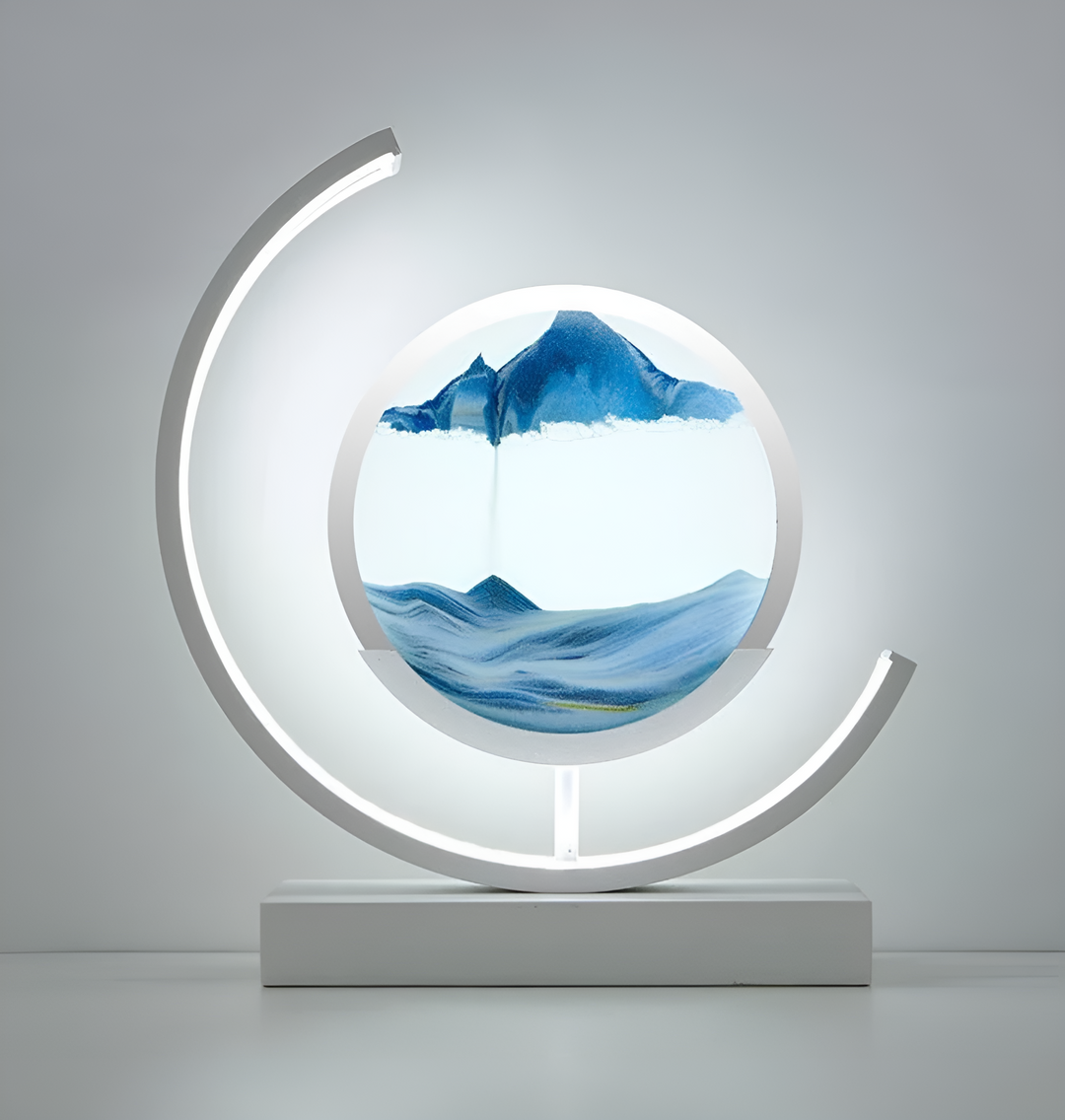 Sandscape - Fließende Sand LED Lampe 3D Quicksand Nachtlicht
