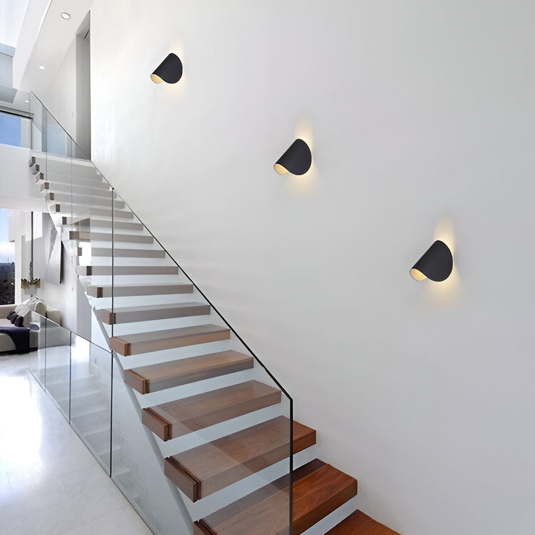 Twist Wandleuchte - Drehbare Metall Wandlampe - Kurven Wandvertiefung