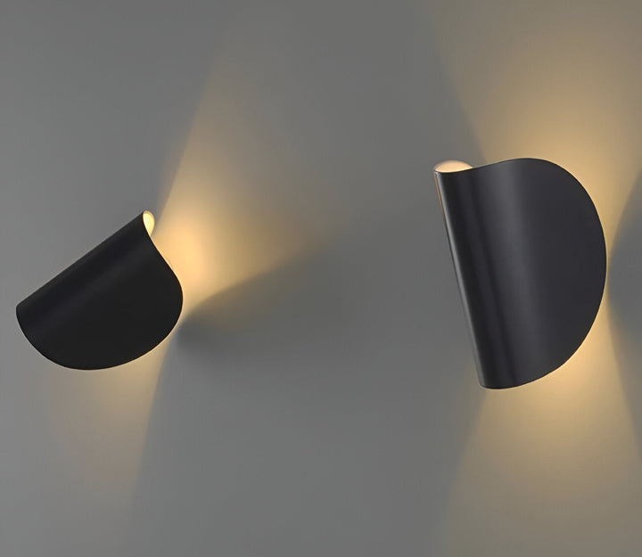 Twist Wandleuchte - Drehbare Metall Wandlampe - Kurven Wandvertiefung