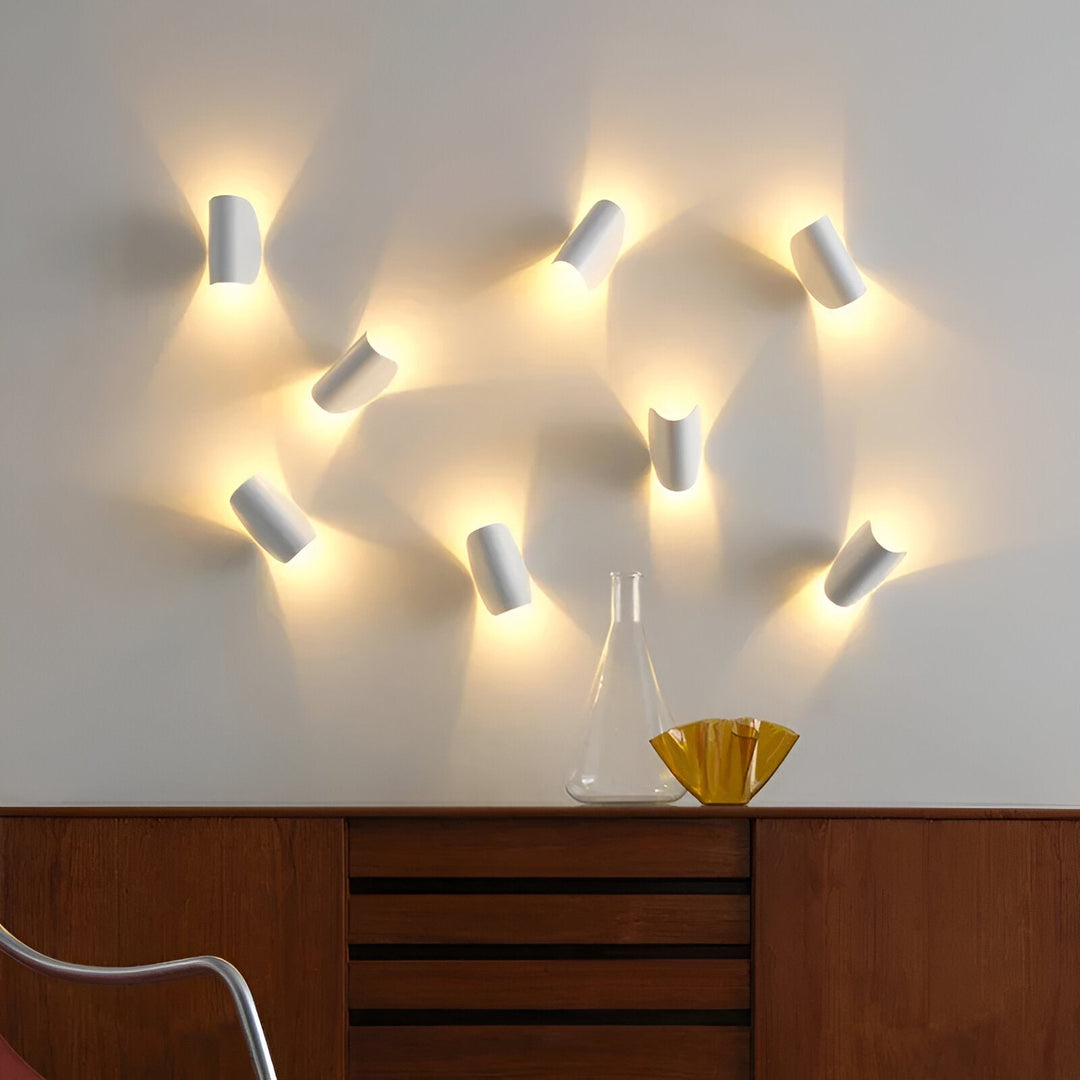 Twist Wandleuchte - Drehbare Metall Wandlampe - Kurven Wandvertiefung