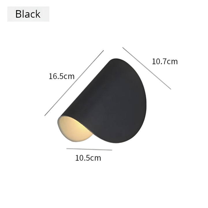 Twist Wandleuchte - Drehbare Metall Wandlampe - Kurven Wandvertiefung