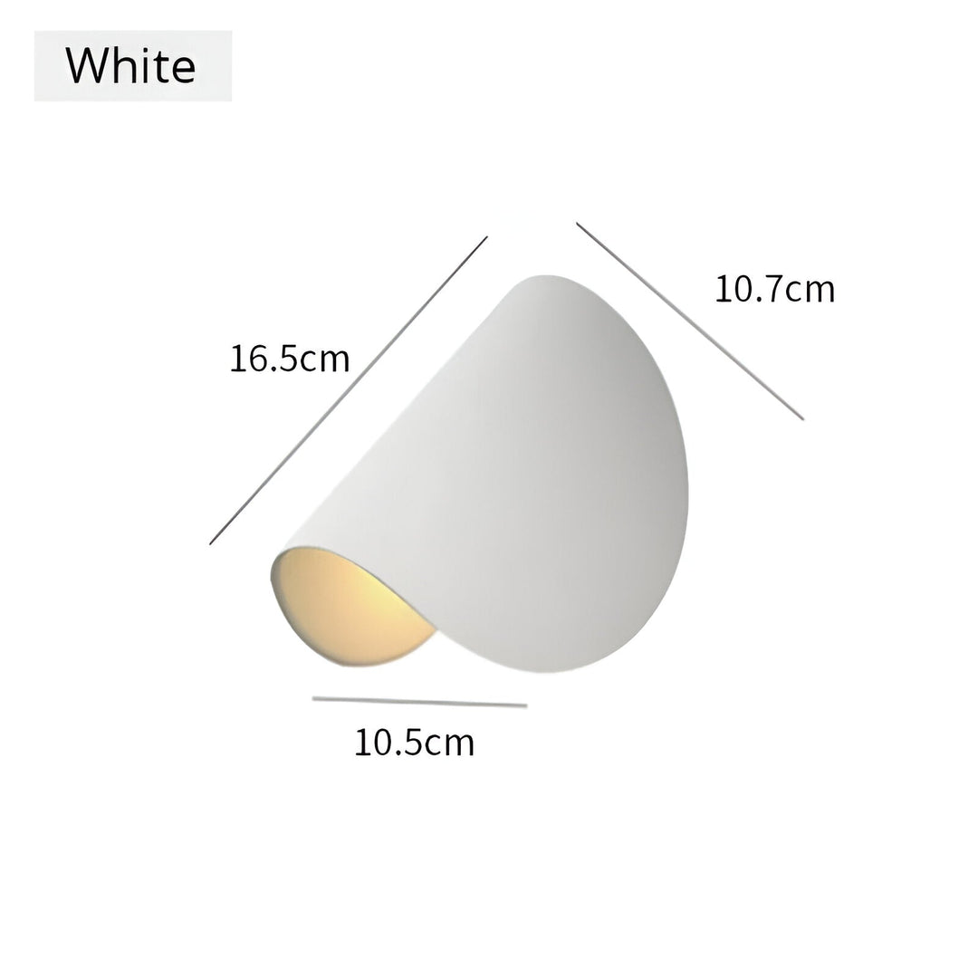 Twist Wandleuchte - Drehbare Metall Wandlampe - Kurven Wandvertiefung