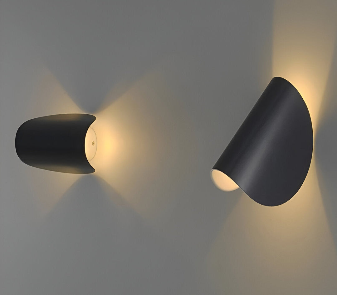 Twist Wandleuchte - Drehbare Metall Wandlampe - Kurven Wandvertiefung