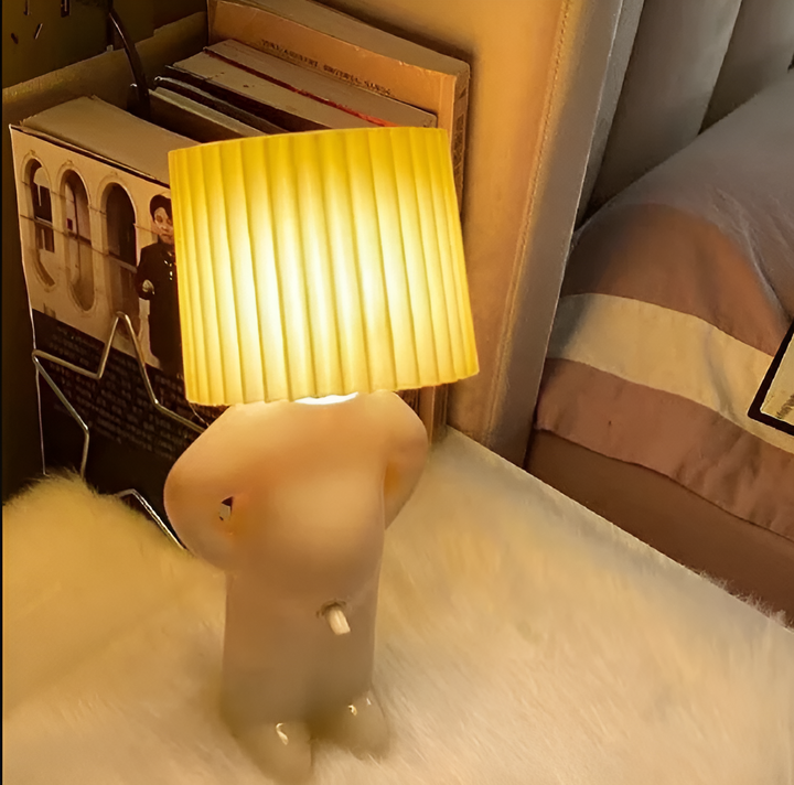 Tischlampe - Kreative kleine Schüchterner Junge LED Lampe