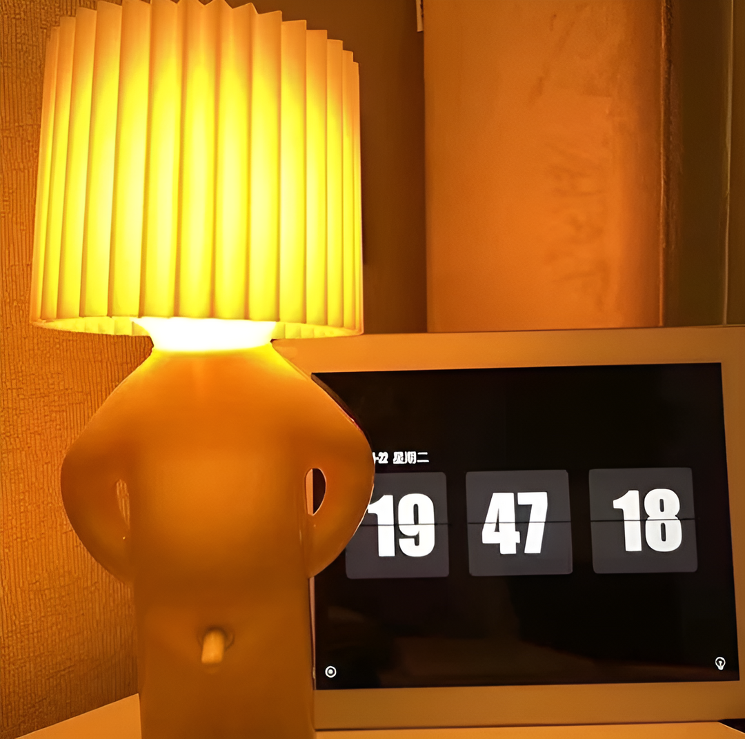 Tischlampe - Kreative kleine Schüchterner Junge LED Lampe