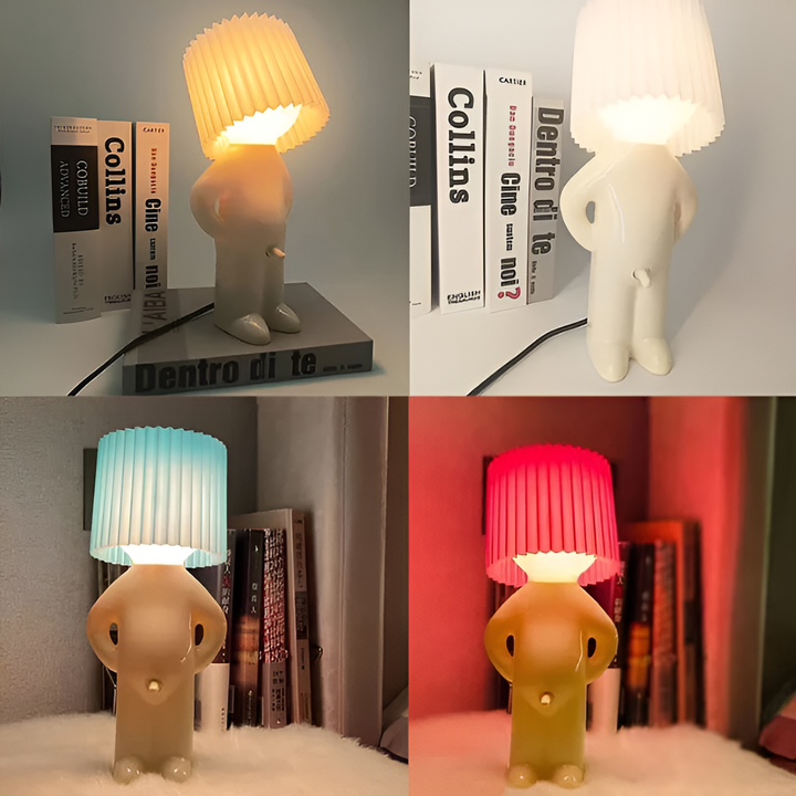 Tischlampe - Kreative kleine Schüchterner Junge LED Lampe