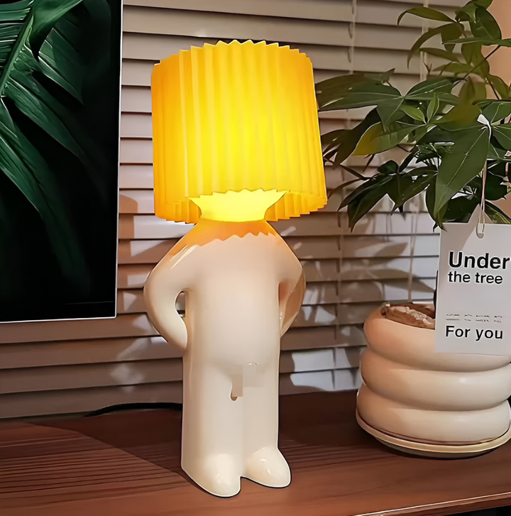 Tischlampe - Kreative kleine Schüchterner Junge LED Lampe