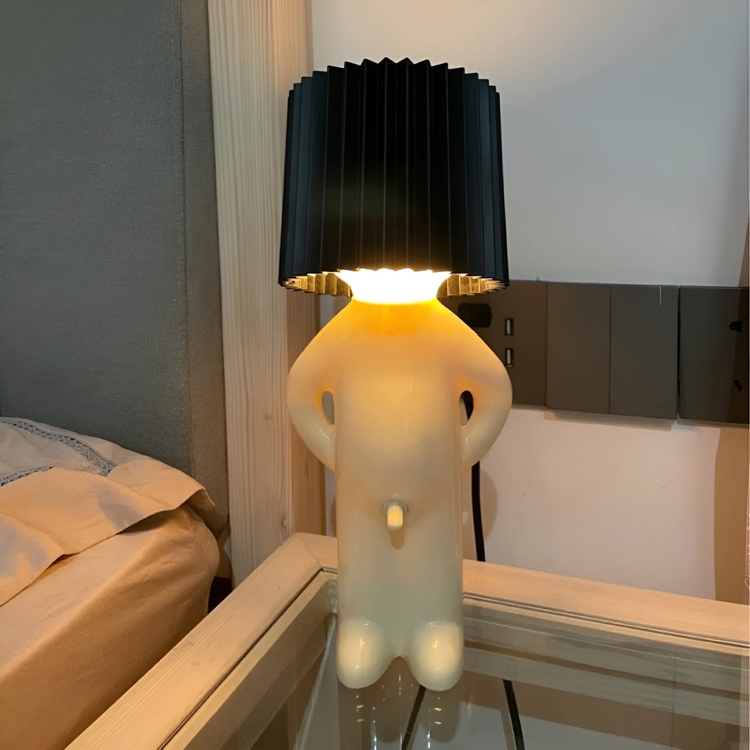 Tischlampe - Kreative kleine Schüchterner Junge LED Lampe