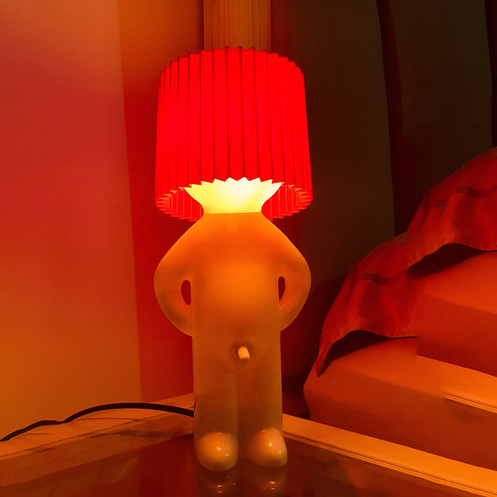 Tischlampe - Kreative kleine Schüchterner Junge LED Lampe