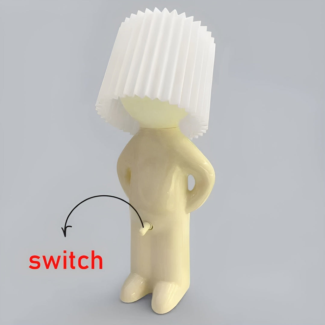 Tischlampe - Kreative kleine Schüchterner Junge LED Lampe