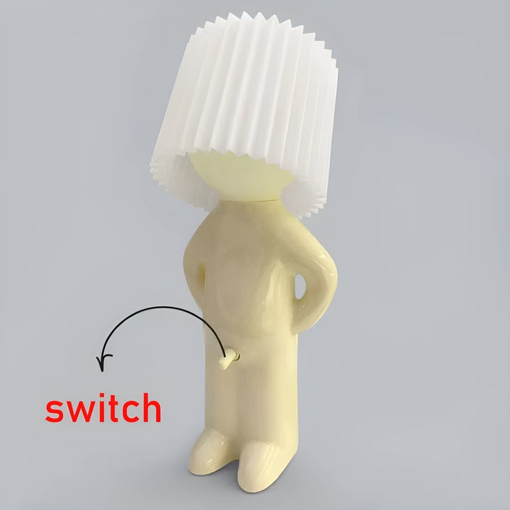 Tischlampe - Kreative kleine Schüchterner Junge LED Lampe
