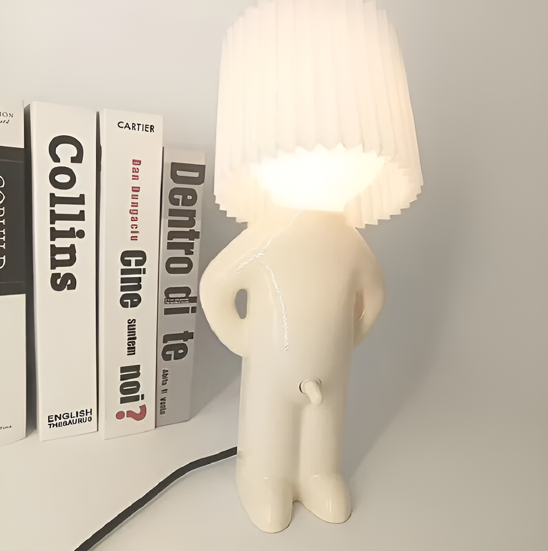 Tischlampe - Kreative kleine Schüchterner Junge LED Lampe