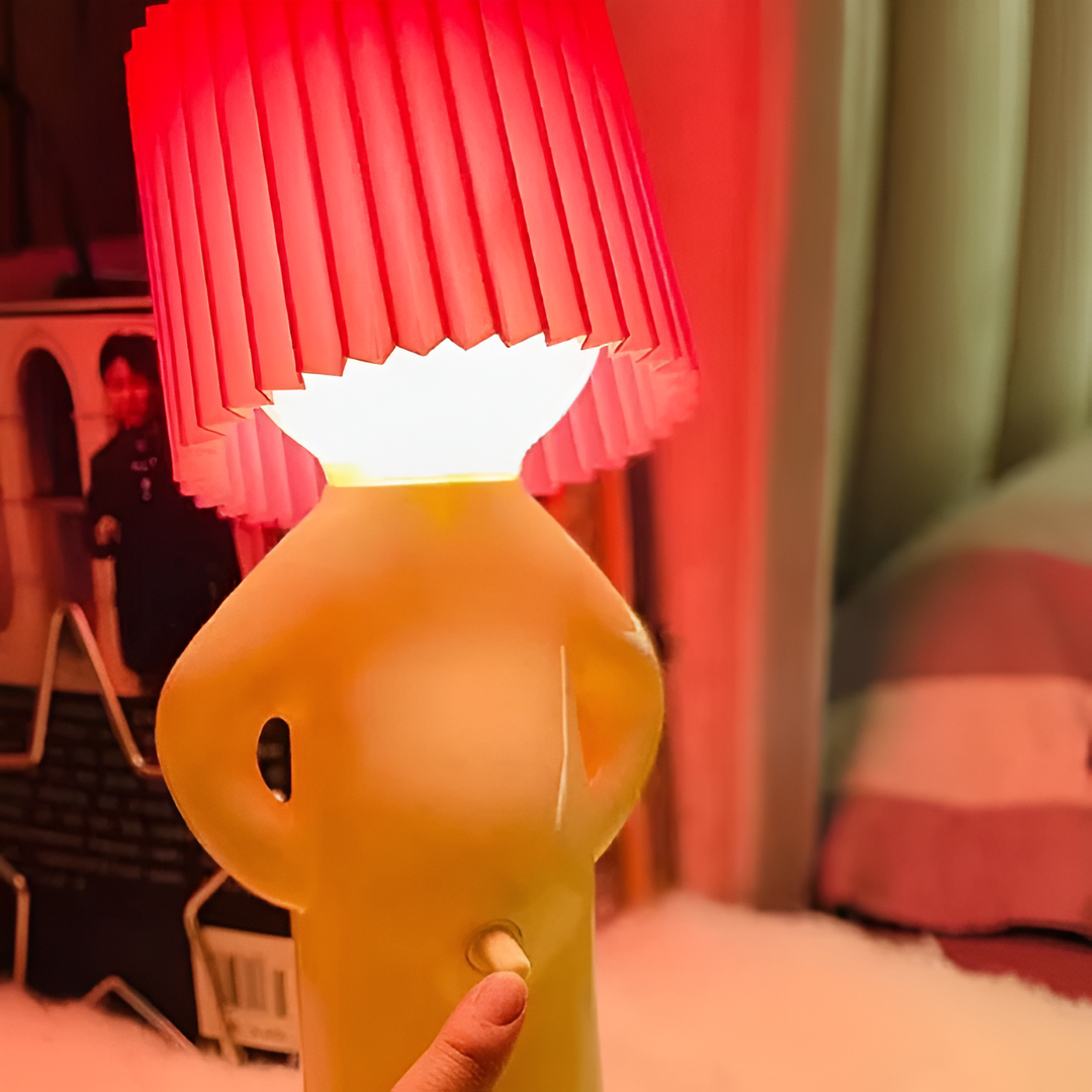 Tischlampe - Kreative kleine Schüchterner Junge LED Lampe