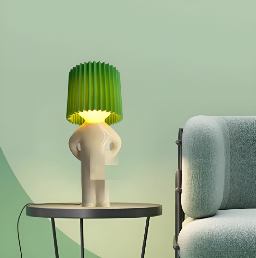 Tischlampe - Kreative kleine Schüchterner Junge LED Lampe