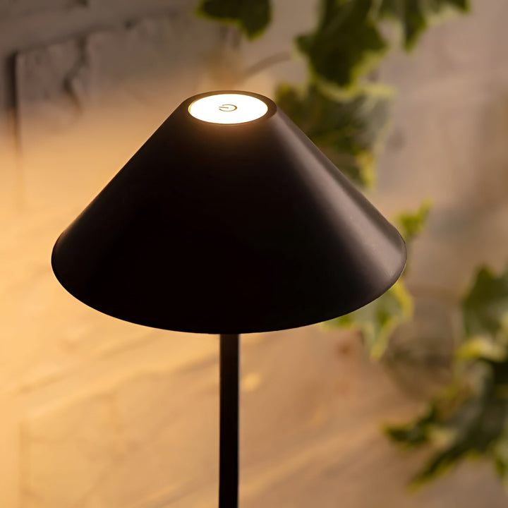 LumiLuxe - Dimmbare Nordic Cone LED Tischlampe mit Touchsteuerung
