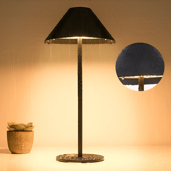 LumiLuxe - Dimmbare Nordic Cone LED Tischlampe mit Touchsteuerung