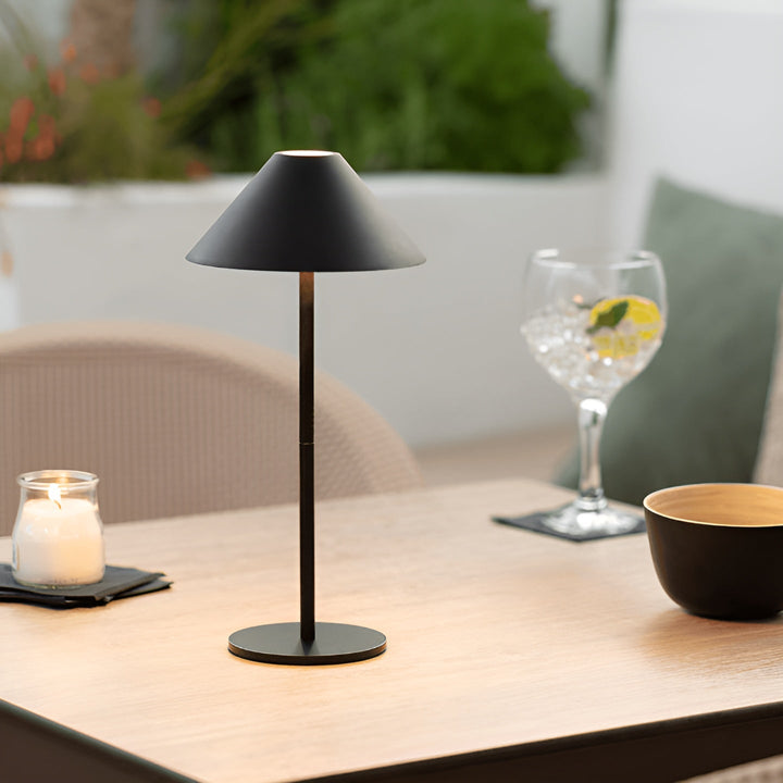 LumiLuxe - Dimmbare Nordic Cone LED Tischlampe mit Touchsteuerung