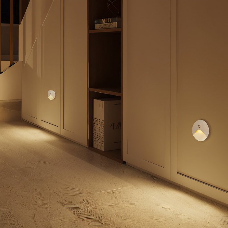 LuminiPath - Wasserdicht IP65 Wandleuchte - Innen- und Außenwandleuchte - Bewegungsmelder Wandleuchte LED