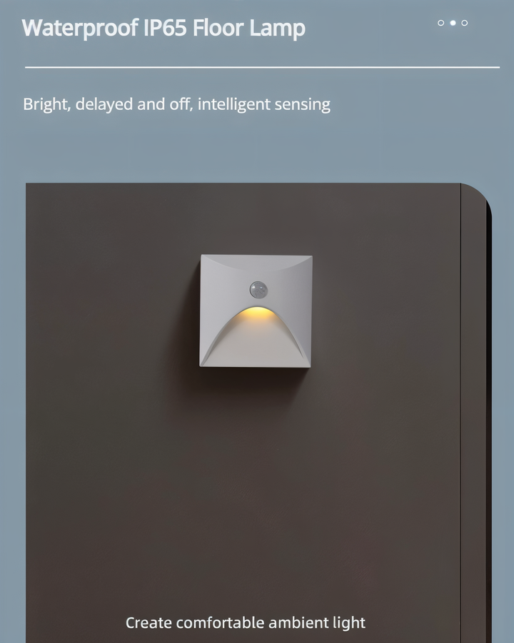 LuminiPath - Wasserdicht IP65 Wandleuchte - Innen- und Außenwandleuchte - Bewegungsmelder Wandleuchte LED