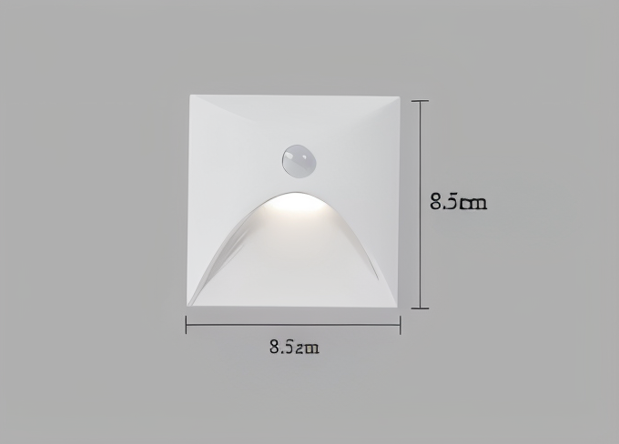 LuminiPath - Wasserdicht IP65 Wandleuchte - Innen- und Außenwandleuchte - Bewegungsmelder Wandleuchte LED