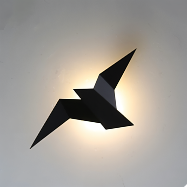 OriTori Wandlampe - Geometrische Origami Vogel Wandlampe - Japanischer Stil Wandlicht Design