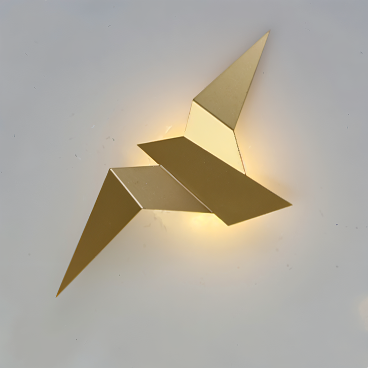 OriTori Wandlampe - Geometrische Origami Vogel Wandlampe - Japanischer Stil Wandlicht Design