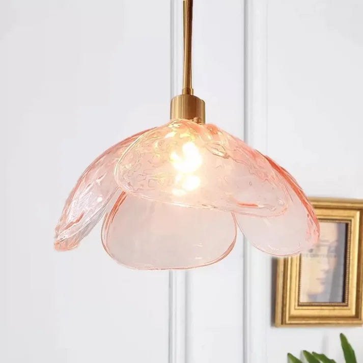 FleurChic Deckenleuchte - Einzigartige blumenförmige Pendelleuchte für eine warme Atmosphäre