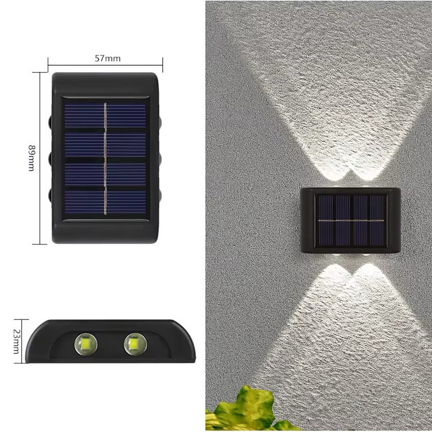 LED Solar-Wandlichter
