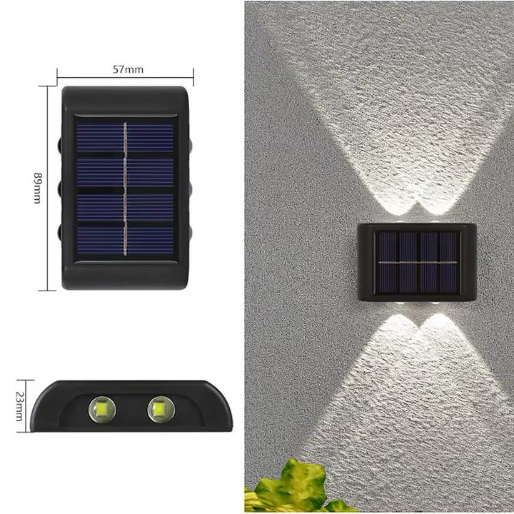 LED Solar-Wandlichter