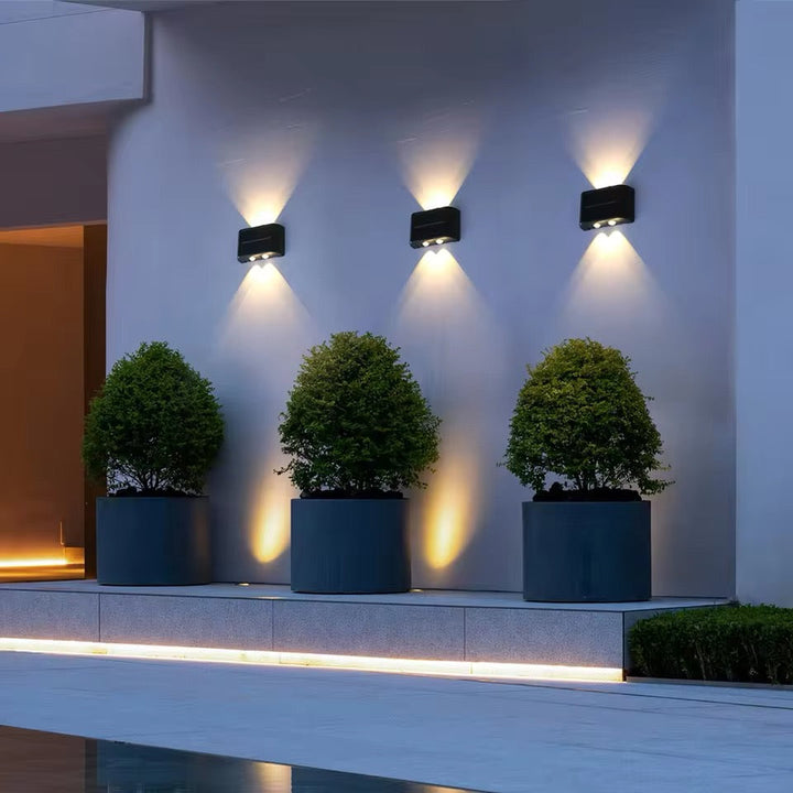 LED Solar-Wandlichter