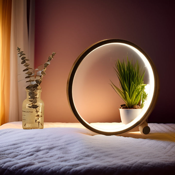 Minimalistische dimmbare Tischlampe - EclipseAura Lampe