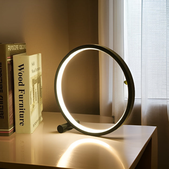 Minimalistische dimmbare Tischlampe - EclipseAura Lampe