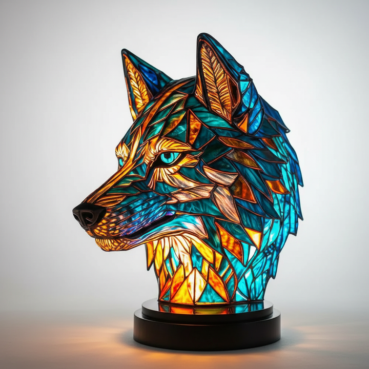 Künstlerische Tischlampe - AnimalGlow