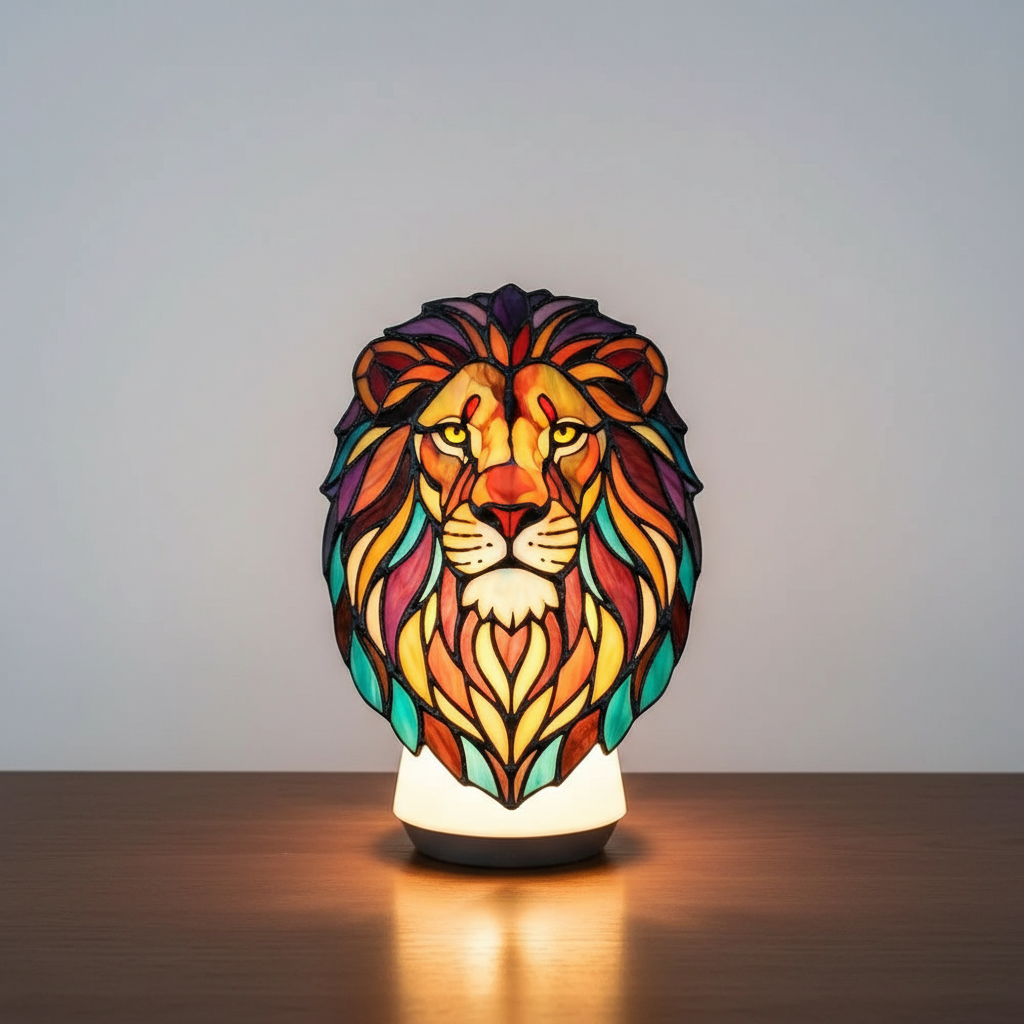 Künstlerische Tischlampe - AnimalGlow