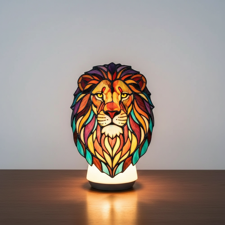 Künstlerische Tischlampe - AnimalGlow