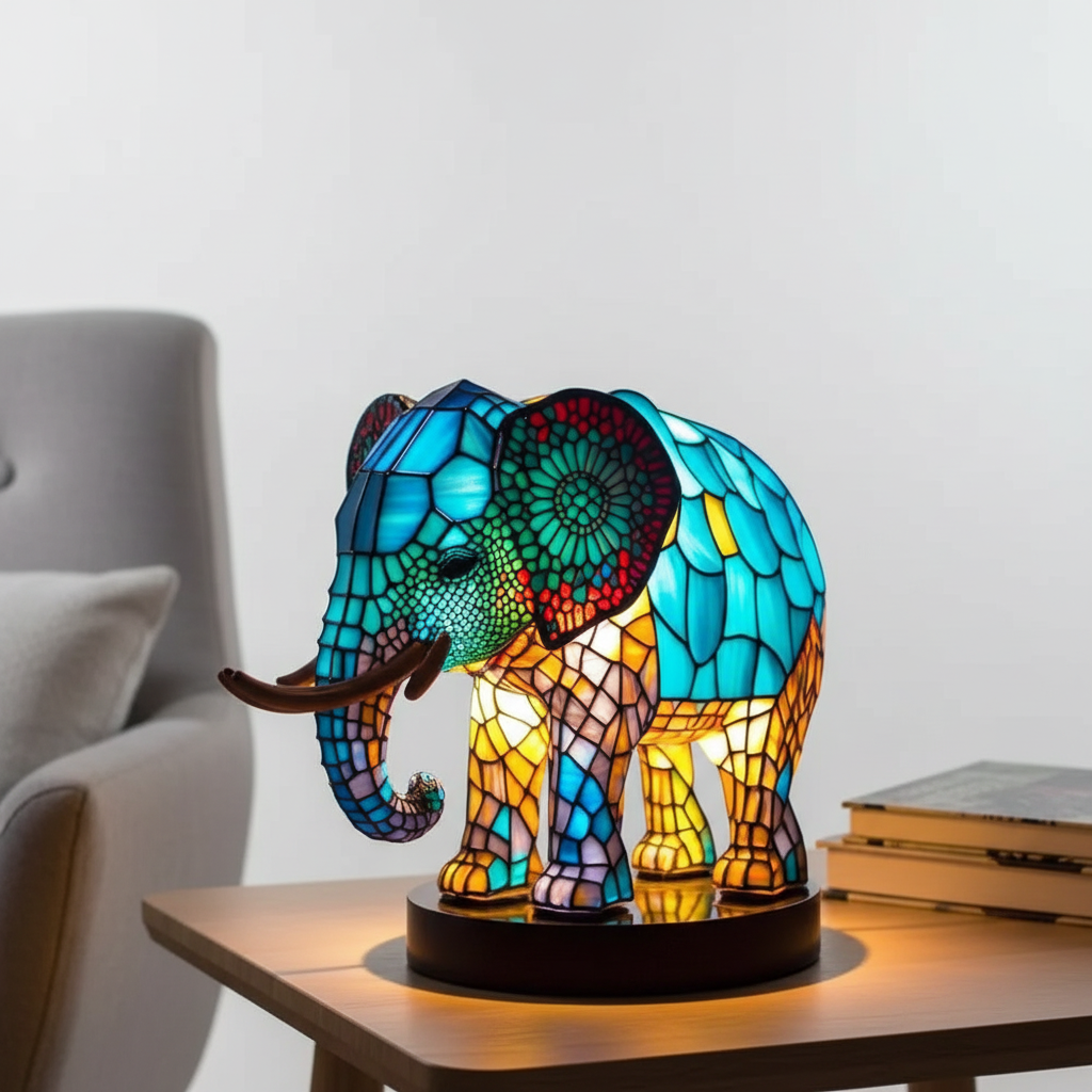 Künstlerische Tischlampe - AnimalGlow