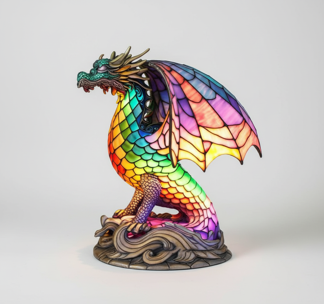 Künstlerische Tischlampe - AnimalGlow