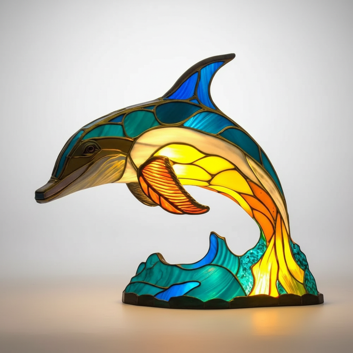 Künstlerische Tischlampe - AnimalGlow