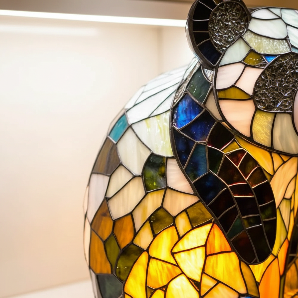 Künstlerische Tischlampe - AnimalGlow