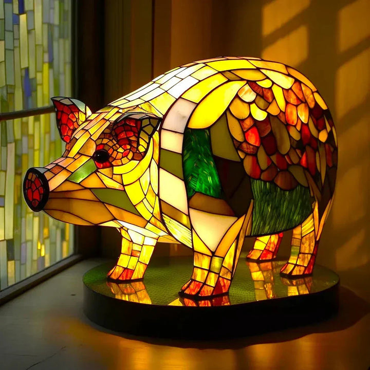 Künstlerische Tischlampe - AnimalGlow