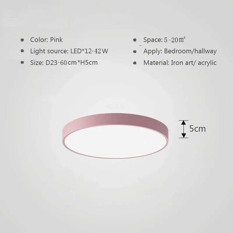 Multicolor LED-Deckenleuchte – Moderne bunte Beleuchtung für Wohnzimmer und Schlafzimmer