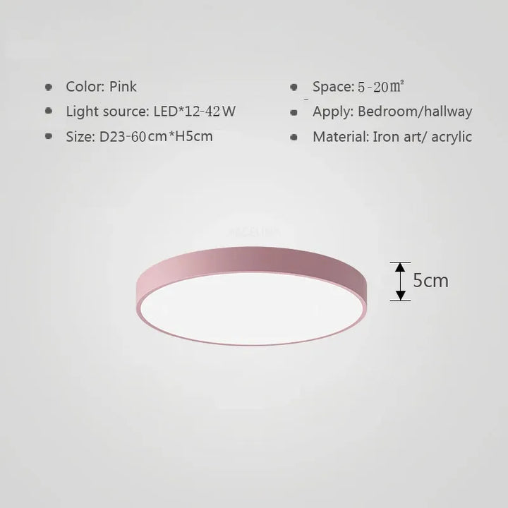 Multicolor LED-Deckenleuchte – Moderne bunte Beleuchtung für Wohnzimmer und Schlafzimmer