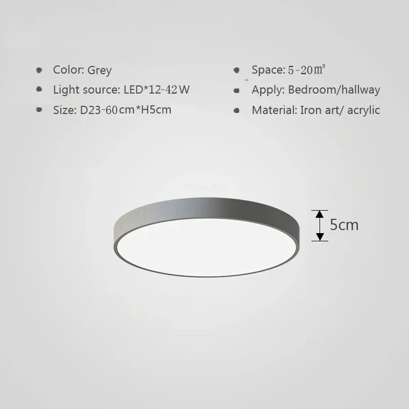 Multicolor LED-Deckenleuchte – Moderne bunte Beleuchtung für Wohnzimmer und Schlafzimmer