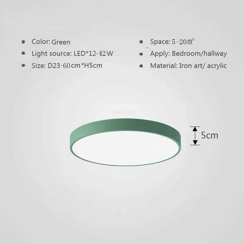 Multicolor LED-Deckenleuchte – Moderne bunte Beleuchtung für Wohnzimmer und Schlafzimmer