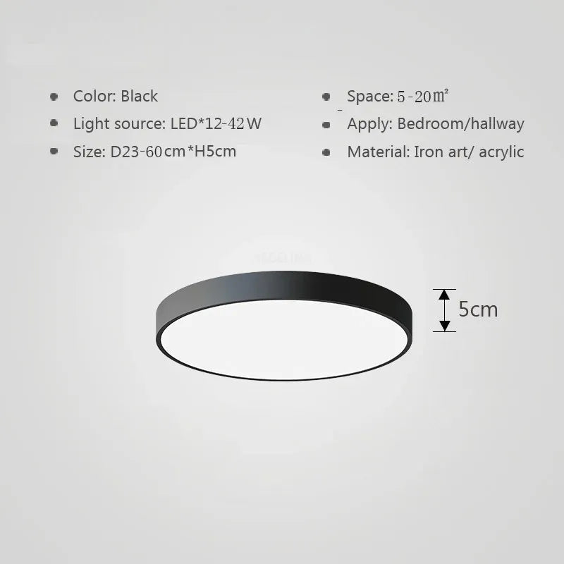 Multicolor LED-Deckenleuchte – Moderne bunte Beleuchtung für Wohnzimmer und Schlafzimmer