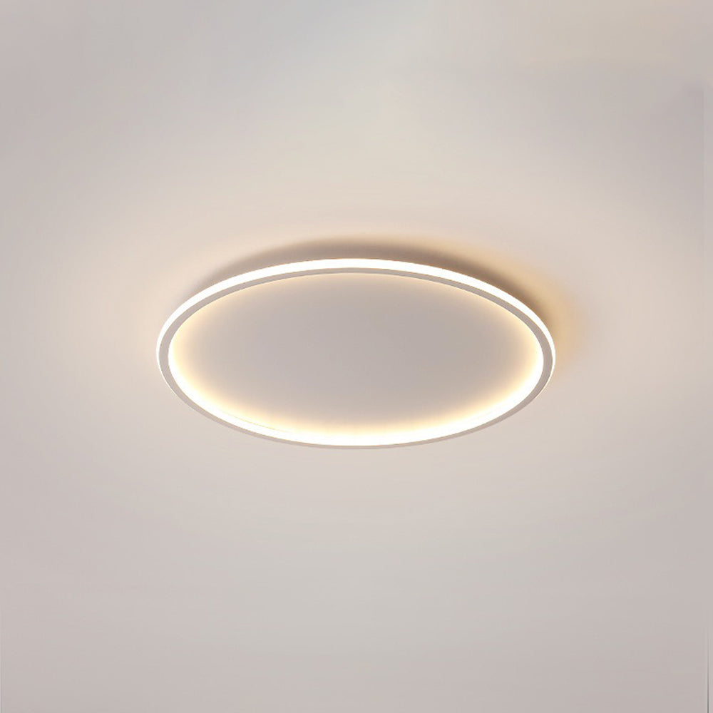 LunaNova - Moderne LED-Deckenleuchte Metall/Acryl für Wohn- und Schlafzimmer, Black/weißes Design